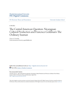 The Central American Question: Nicaraguan
