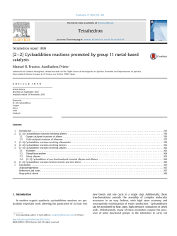 Cycloaddition reactions promoted by group 11 metal