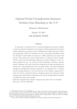 Optimal Partial Unemployment Insurance: Evidence from Bunching