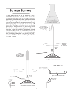 Bunsen Burners