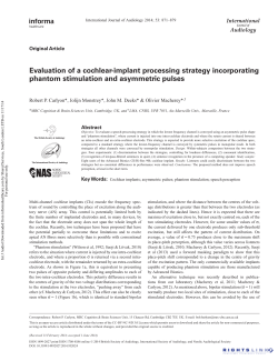 Evaluation of a cochlear-implant processing strategy incorporating