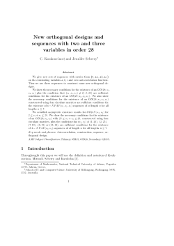 New orthogonal designs and sequences with two and three