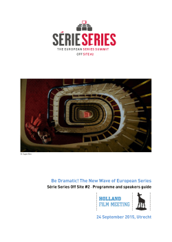 Be Dramatic! The New Wave of European Series