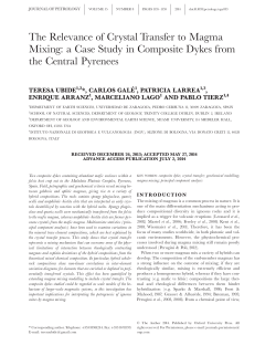 The Relevance of Crystal Transfer to Magma