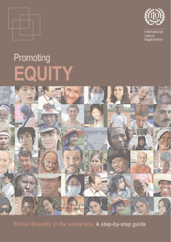 Promoting Equity - Ethnic diversity in the workplace