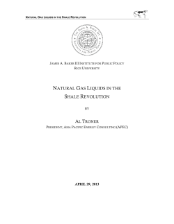 natural gas liquids in the shale revolution
