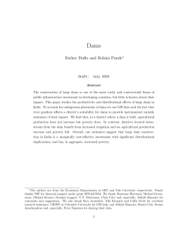 Dams - MIT Economics
