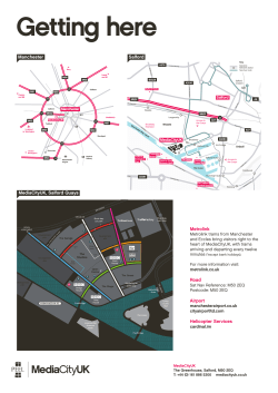 Getting here - MediaCityUK