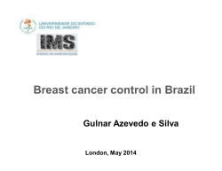 Breast cancer control in Brazil