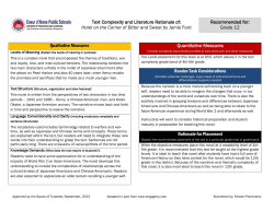 Hotel at the Corner of Bitter and Sweet