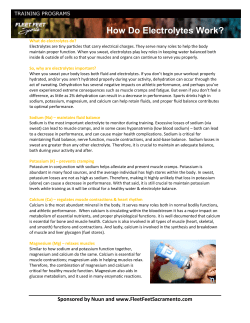 How Do Electrolytes Work?