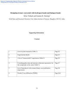 Designing ternary cocrystals with hydrogen bonds and halogen