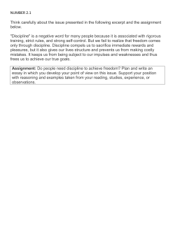 NUMBER 2.1 Think carefully about the issue presented in the