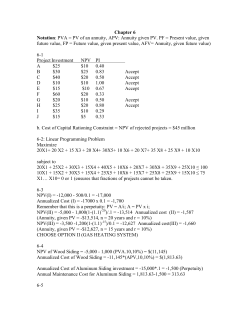 Chapter 6 Notation