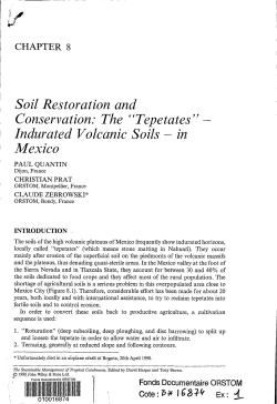 indurated volcanic soils - IRD