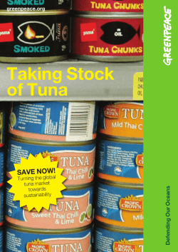 Taking Stock of Tuna