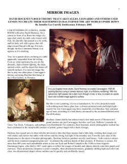 MIRROR IMAGES, camera oscura, Smithsonian