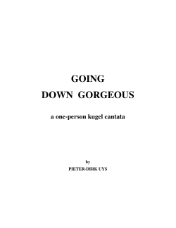 going down gorgeous - Pieter