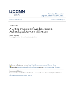 A Critical Evaluation of Gender Studies in Archaeological Accounts