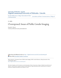 Overexposed: Issues of Public Gender Imaging