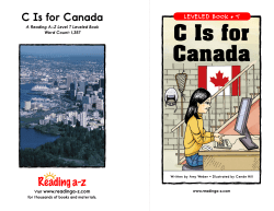 C Is for Canada - cloudfront.net