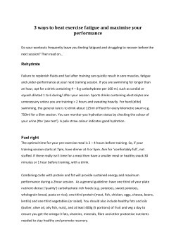6 &ndash; 3 Ways to Beat Exercise Fatigue and Maximise Your Performance