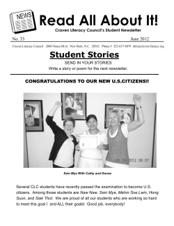 June 2012 - Craven Literacy Council