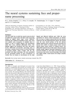 The neural systems sustaining face and proper