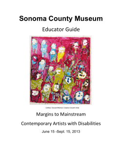 Margins to Mainstream - Sonoma County Museum
