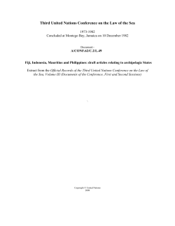 draft articles relating to archipelagic States