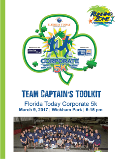 Team Captain`s Tool Kit 2017