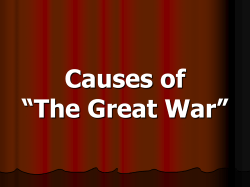 The Powder Keg of Europe