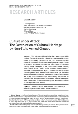 Culture Under Attack