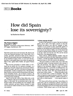 How did Spain Lose Its Sovereignty?