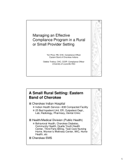 Managing an Effective Compliance Program in a Rural or Small