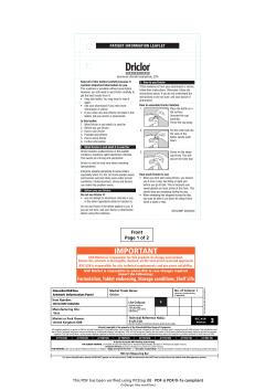 patient information leaflet