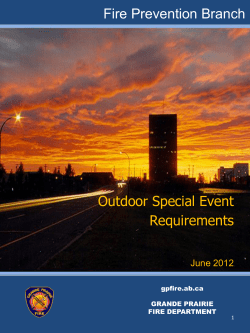 Outdoor Special Event Fire Safety