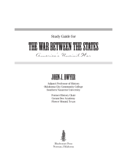 Study Guide - The American Vision