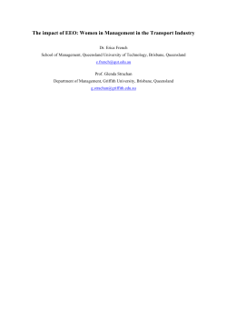 Equal Employment Opportunity and its effects in the male dominated