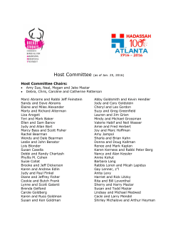 Host Committee Chairs