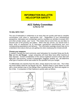 Helicopter Safety - Alpine Club of Canada