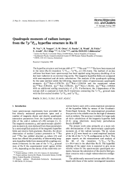 Quadrupole moments of radium isotopes from the 7p