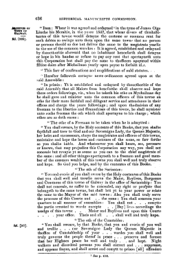 Item: Whem` it was agreerl and ordayned tin the tyme of .Tames Oige