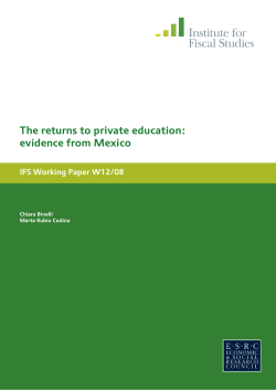 The returns to private education