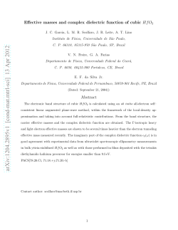 Effective masses and complex dielectric function of cubic HfO2