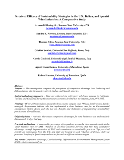 Perceived Efficacy of Sustainability Strategies in the US, Italian, and