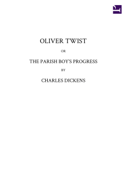 Oliver Twist, by Charles Dickens
