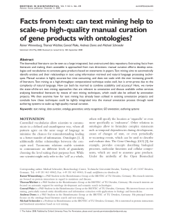 Facts from text: can text mining help to scale-up high