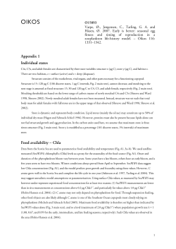 Appendix 1 Individual states Food availability &ndash; Chla