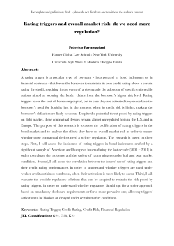 Rating triggers - NYU School of Law